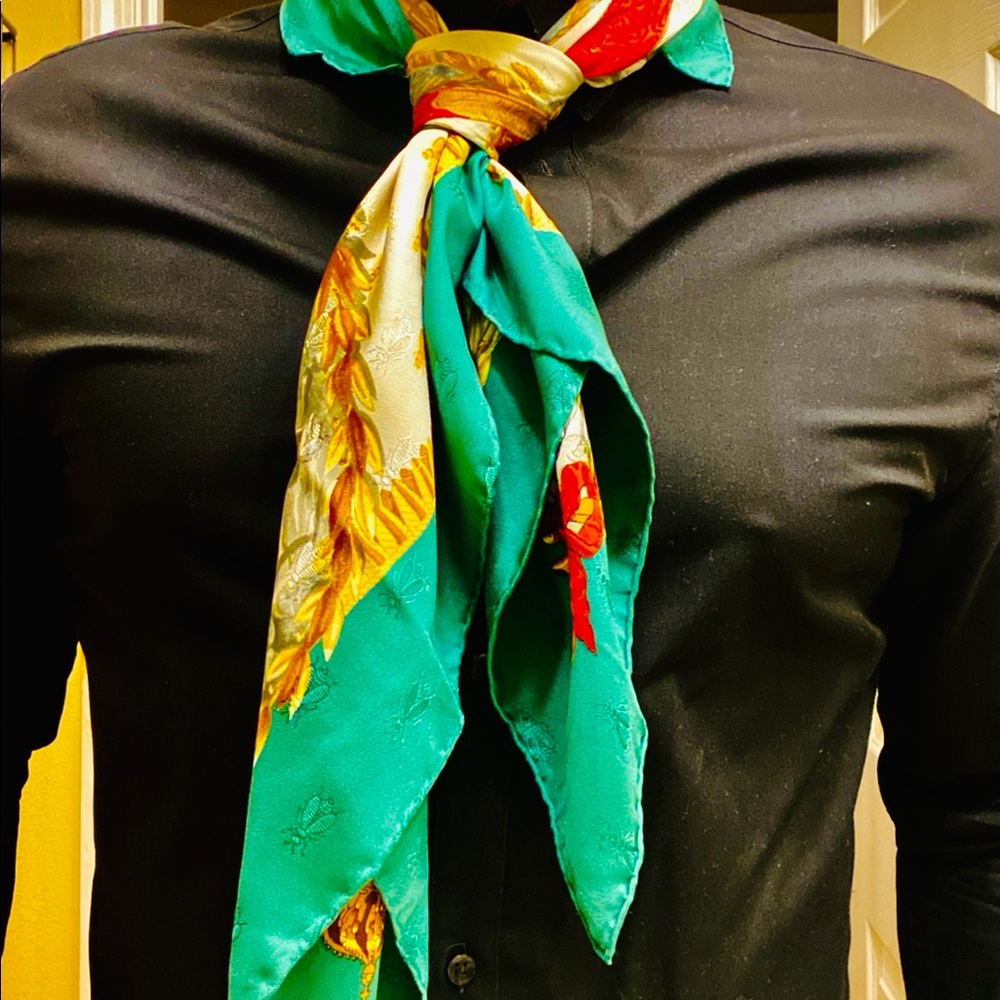 Vintage Hermes
Napoleon Silk Scarf. This Vintage Scarf Value Increases Daily.